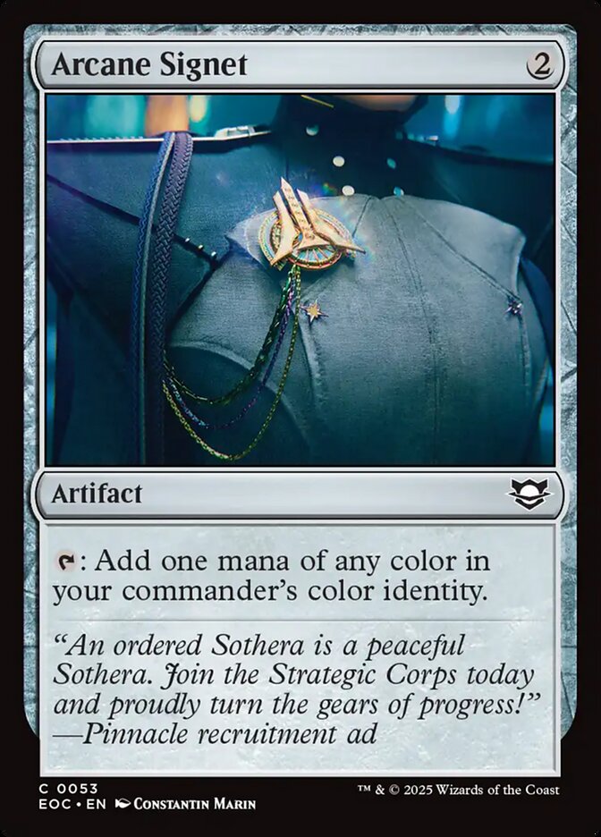 Arcane Signet - Edge of Eternities Commander (EOC)