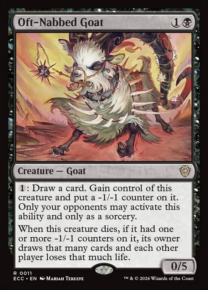 Oft-Nabbed Goat #11 - Lorwyn Eclipsed Commander (ECC)