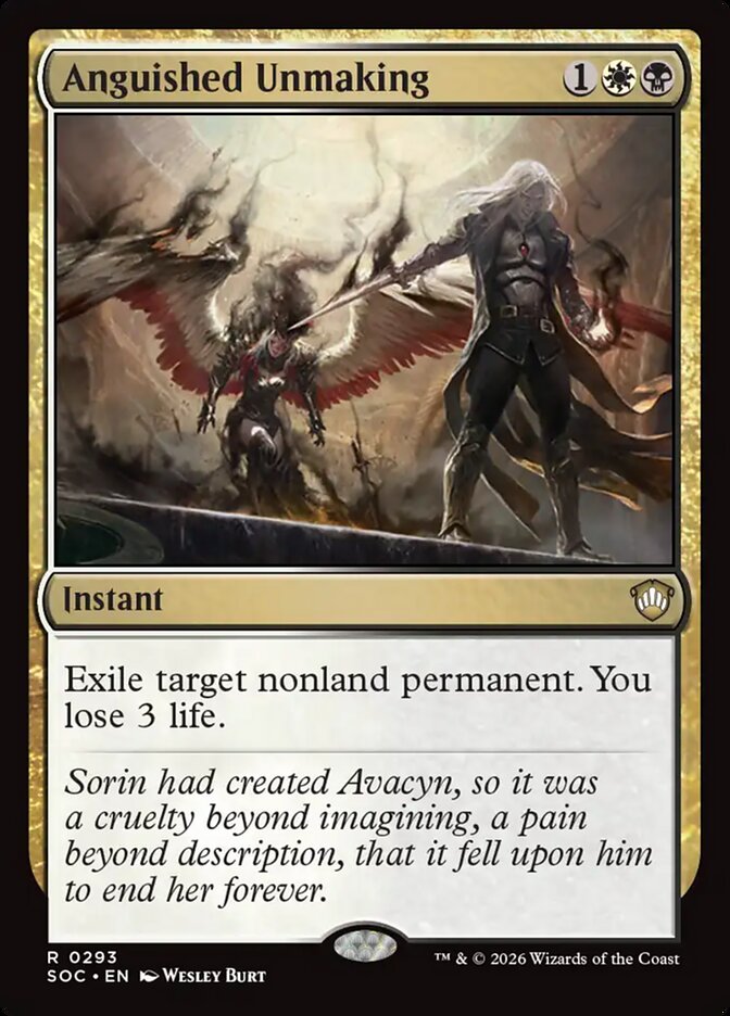 Anguished Unmaking - Secrets of Strixhaven Commander (SOC)