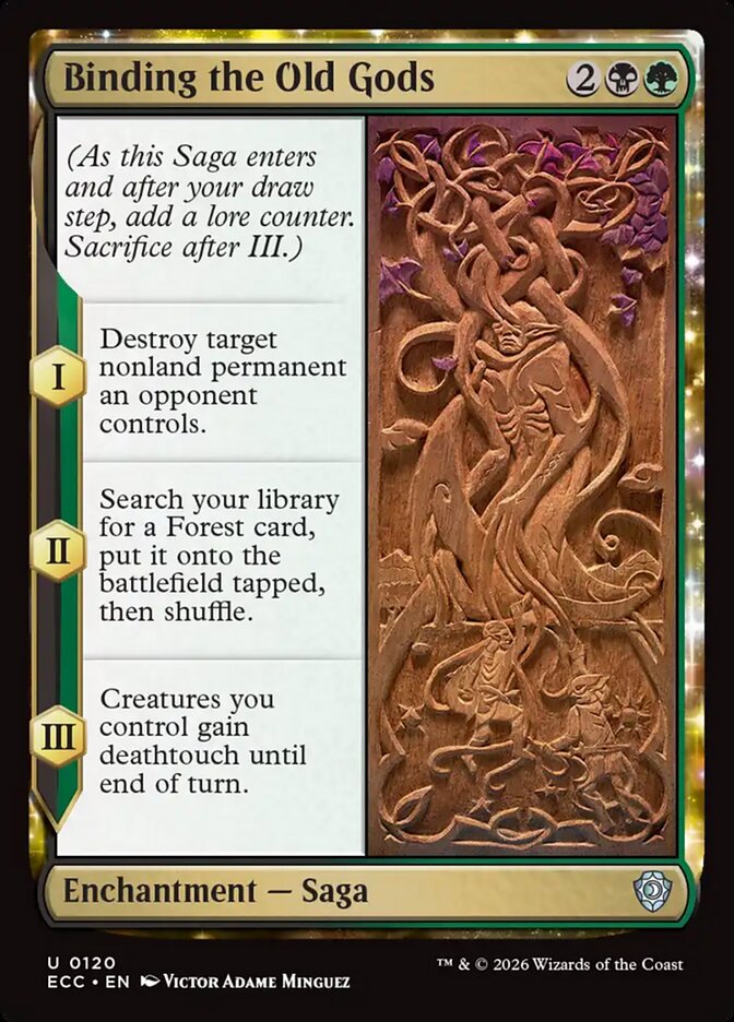 Binding the Old Gods #120 - Lorwyn Eclipsed Commander (ECC)