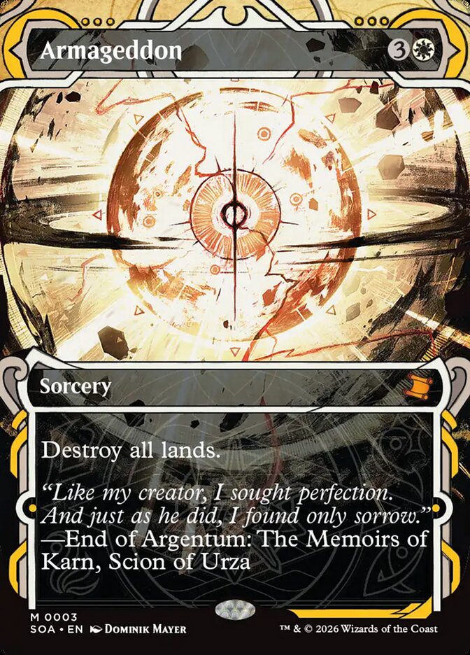 Armageddon #3 - Secrets of Strixhaven Mystical Archive (SOA)