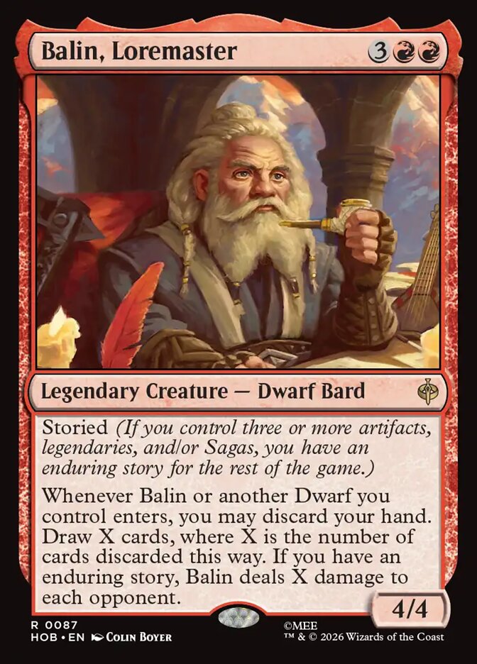 Balin, Loremaster - The Hobbit (HOB)