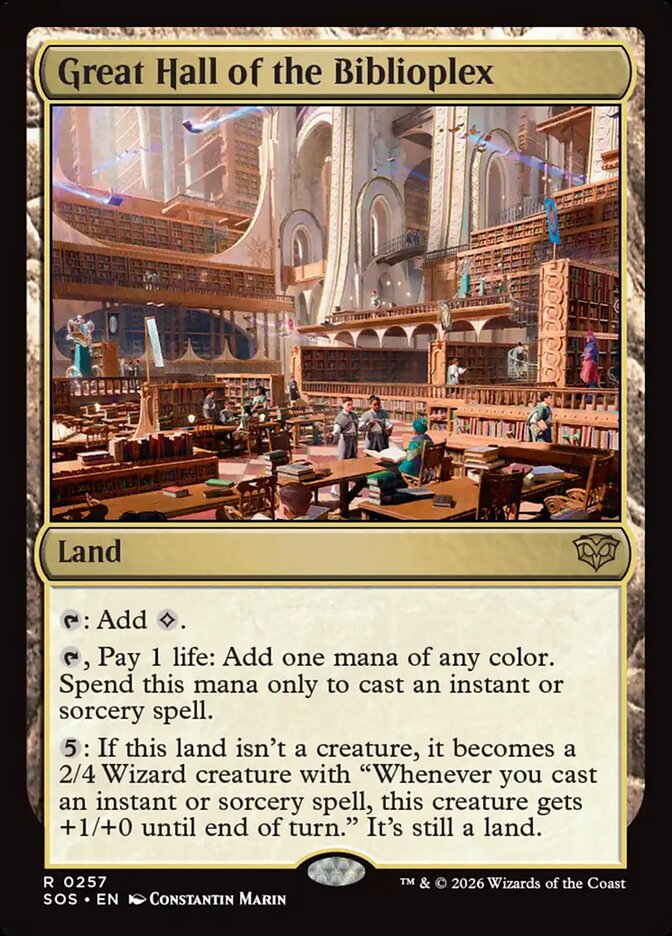 Great Hall of the Biblioplex - Secrets of Strixhaven (SOS)