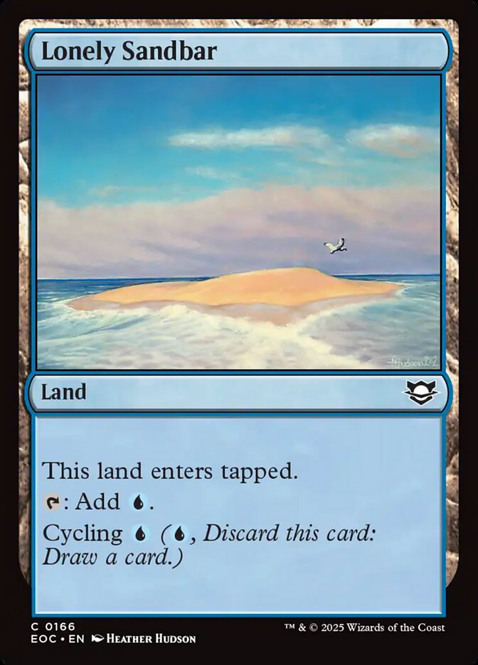 Lonely Sandbar - Edge of Eternities Commander (EOC)