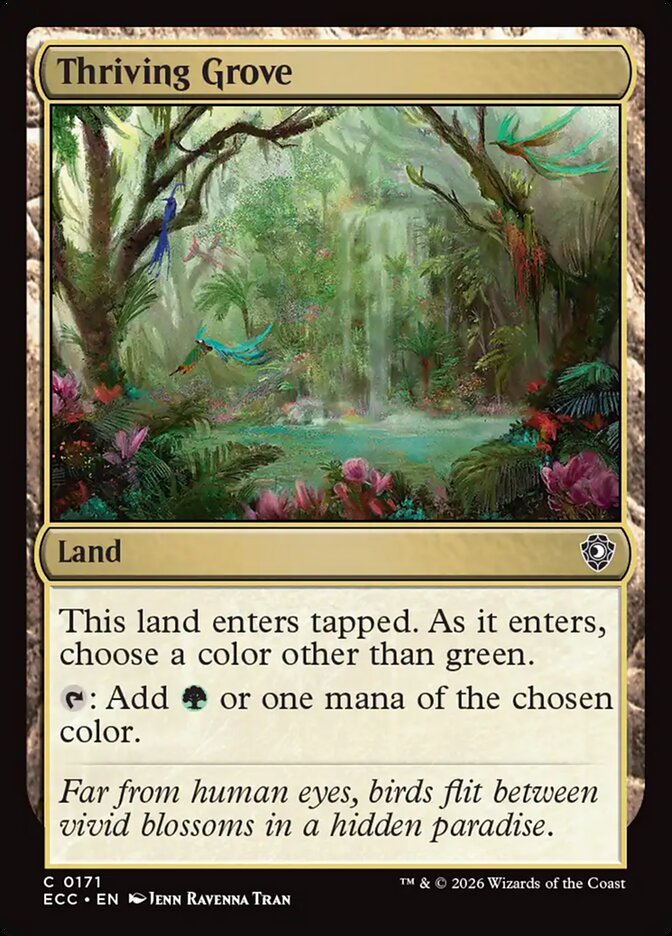 Thriving Grove #171 - Lorwyn Eclipsed Commander (ECC)