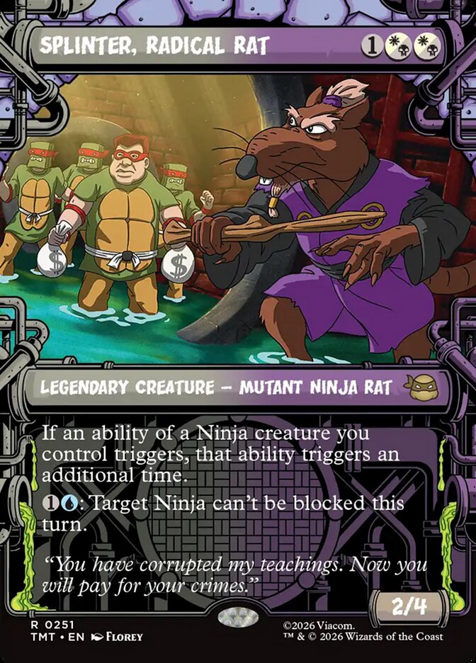 Splinter, Radical Rat - Teenage Mutant Ninja Turtles (TMT)