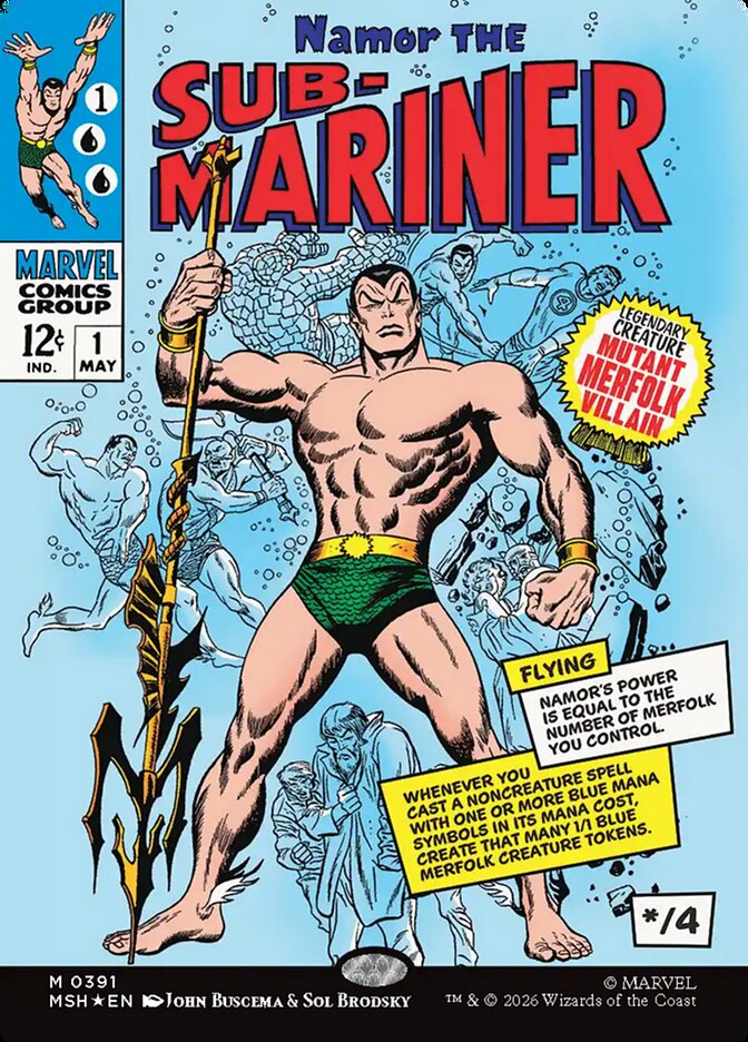 Namor the Sub-Mariner - Marvel Super Heroes (MSH)