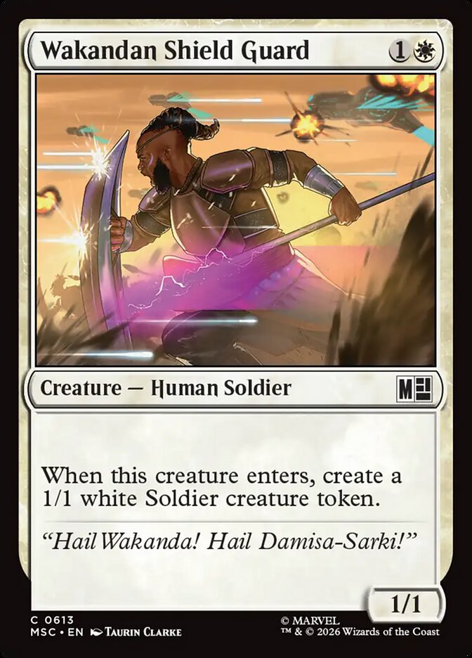 Wakandan Shield Guard - Marvel Super Heroes Commander (MSC)