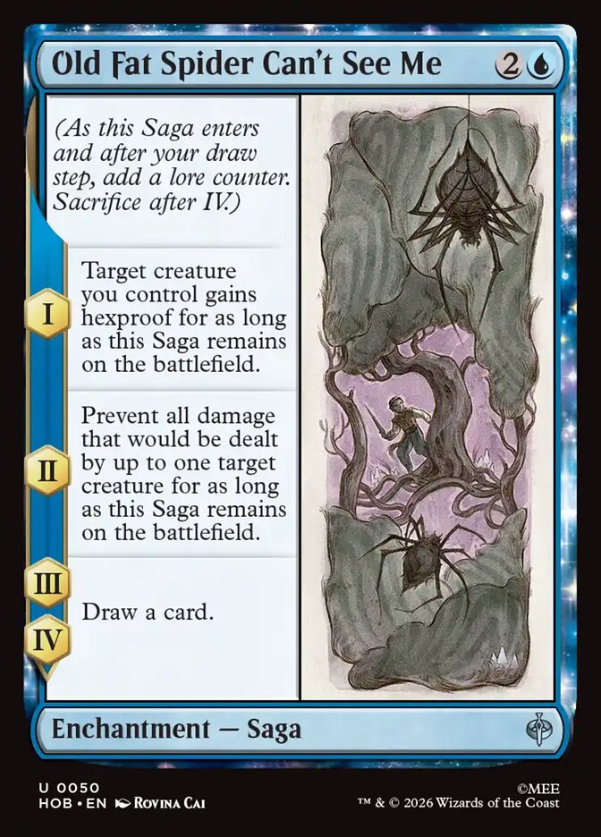 Old Fat Spider Can't See Me - The Hobbit (HOB)