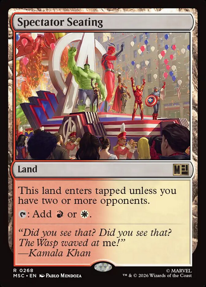 Spectator Seating - Marvel Super Heroes Commander (MSC)