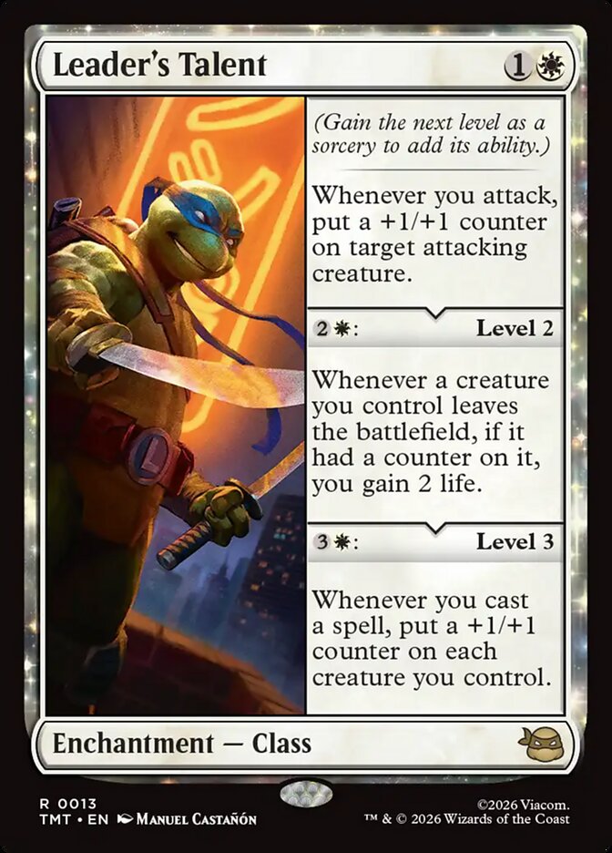 Leader's Talent - Teenage Mutant Ninja Turtles (TMT)