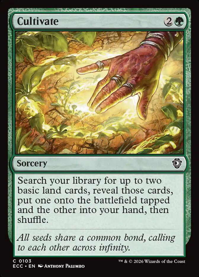 Cultivate #103 - Lorwyn Eclipsed Commander (ECC)