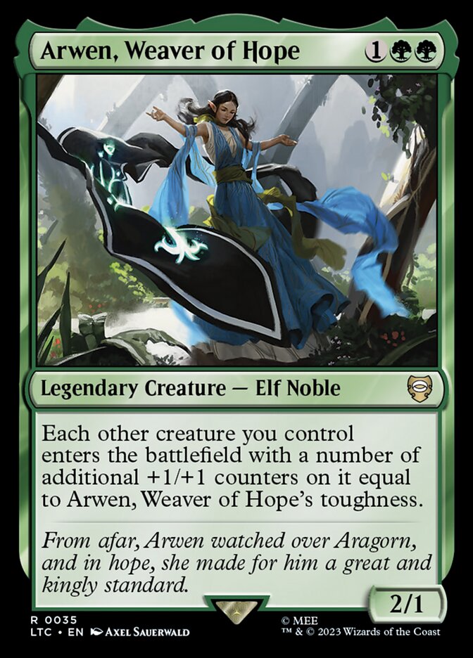 Arwen, Weaver of Hope #35 - Tales of Middle-earth Commander (LTC)