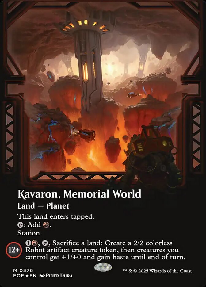 Kavaron, Memorial World - Edge of Eternities (EOE)