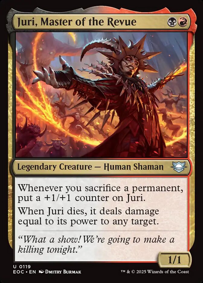 Juri, Master of the Revue - Edge of Eternities Commander (EOC)