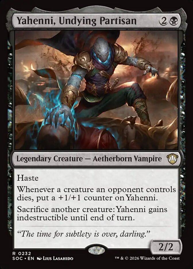 Yahenni, Undying Partisan #232 - Secrets of Strixhaven Commander (SOC)