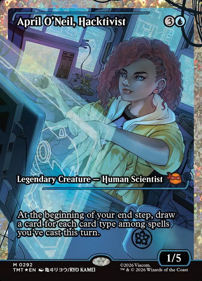 April O'Neil, Hacktivist #292 - Teenage Mutant Ninja Turtles (TMT)