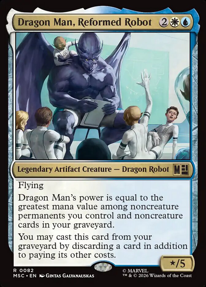Dragon Man, Reformed Robot - Marvel Super Heroes Commander (MSC)