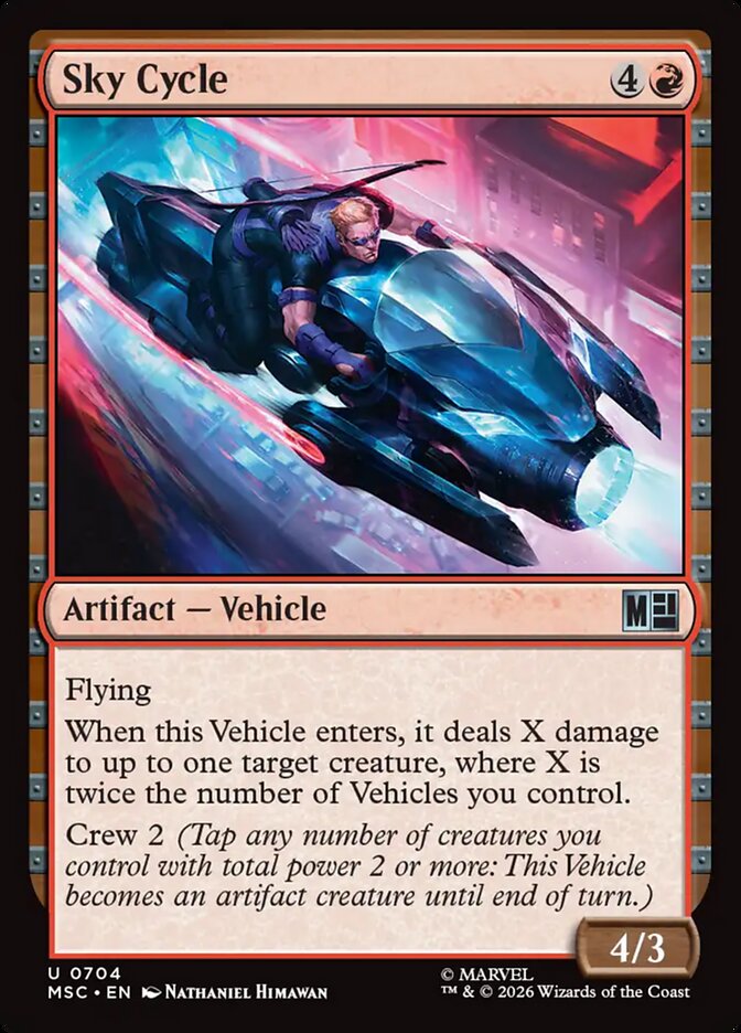 Sky Cycle - Marvel Super Heroes Commander (MSC)