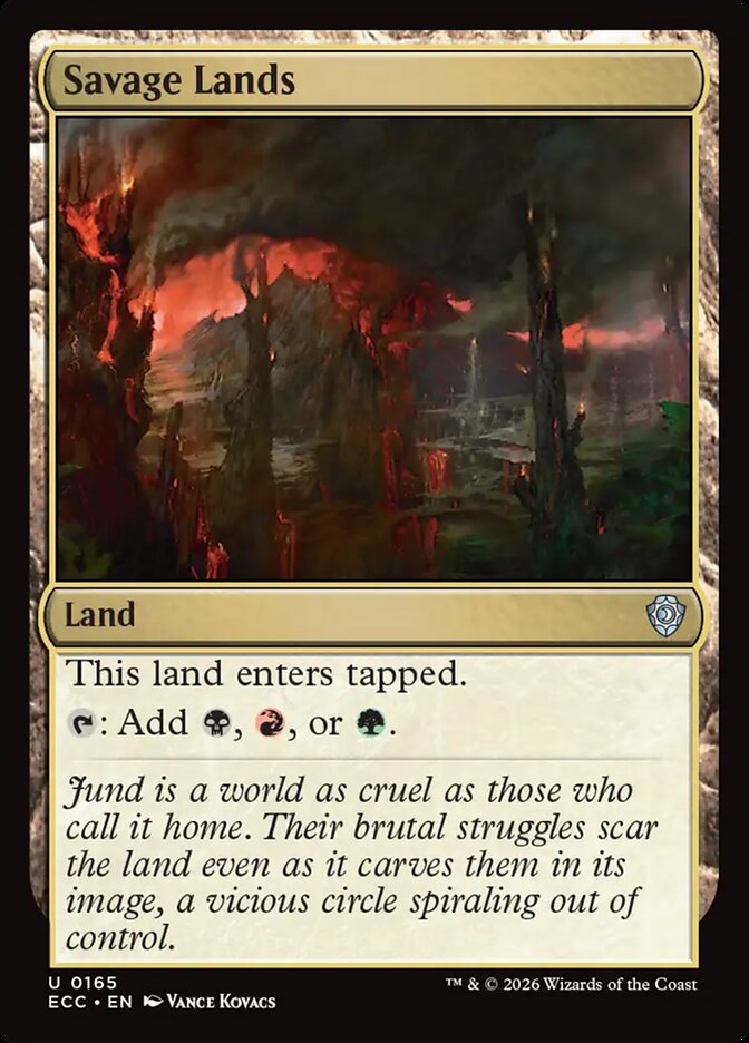 Savage Lands #165 - Lorwyn Eclipsed Commander (ECC)