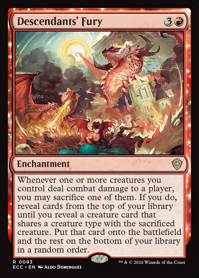 Descendants' Fury #93 - Lorwyn Eclipsed Commander (ECC)