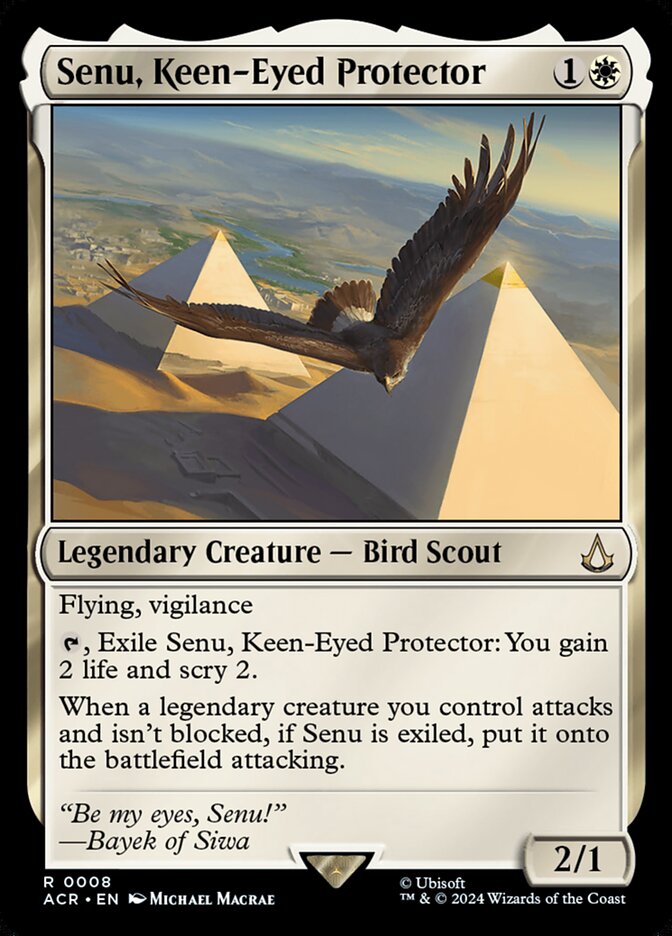 Senu, Keen-Eyed Protector #8 - Assassin's Creed (ACR)