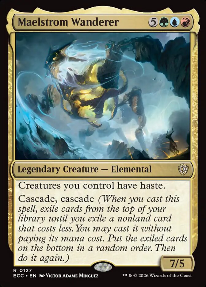 Maelstrom Wanderer #127 - Lorwyn Eclipsed Commander (ECC)