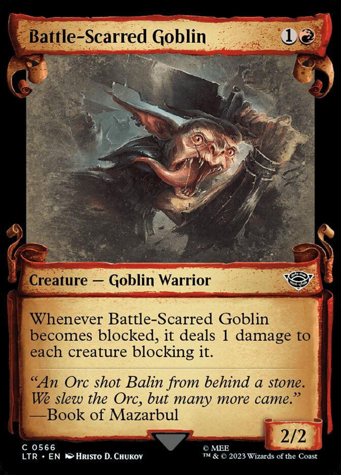Battle-Scarred Goblin - The Lord of the Rings: Tales of Middle-earth (LTR)