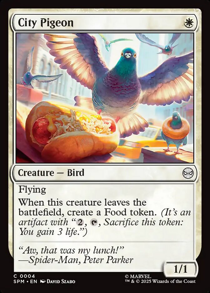 City Pigeon #4 - Marvel's Spider-Man (SPM)