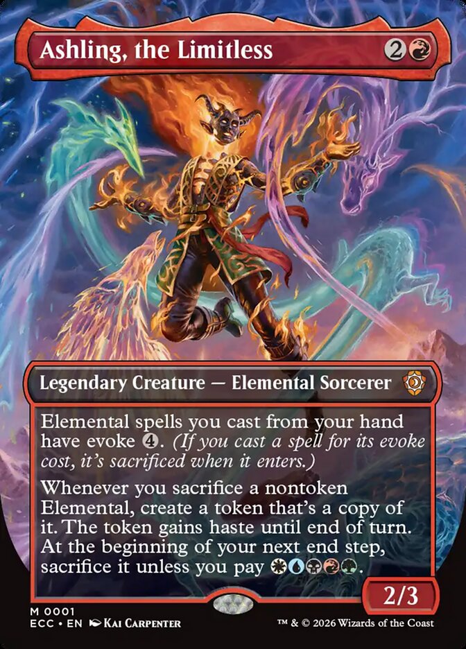 Ashling, the Limitless #1 - Lorwyn Eclipsed Commander (ECC)