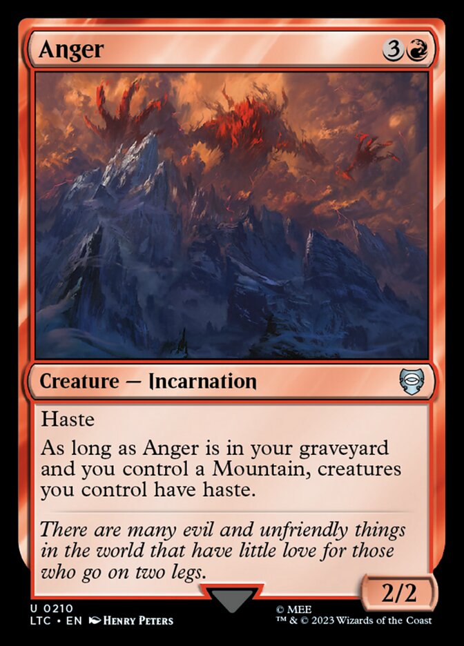 Anger #210 - Tales of Middle-earth Commander (LTC)