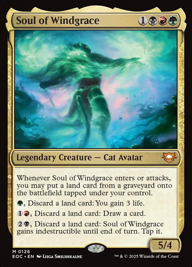 Soul of Windgrace - Edge of Eternities Commander (EOC)