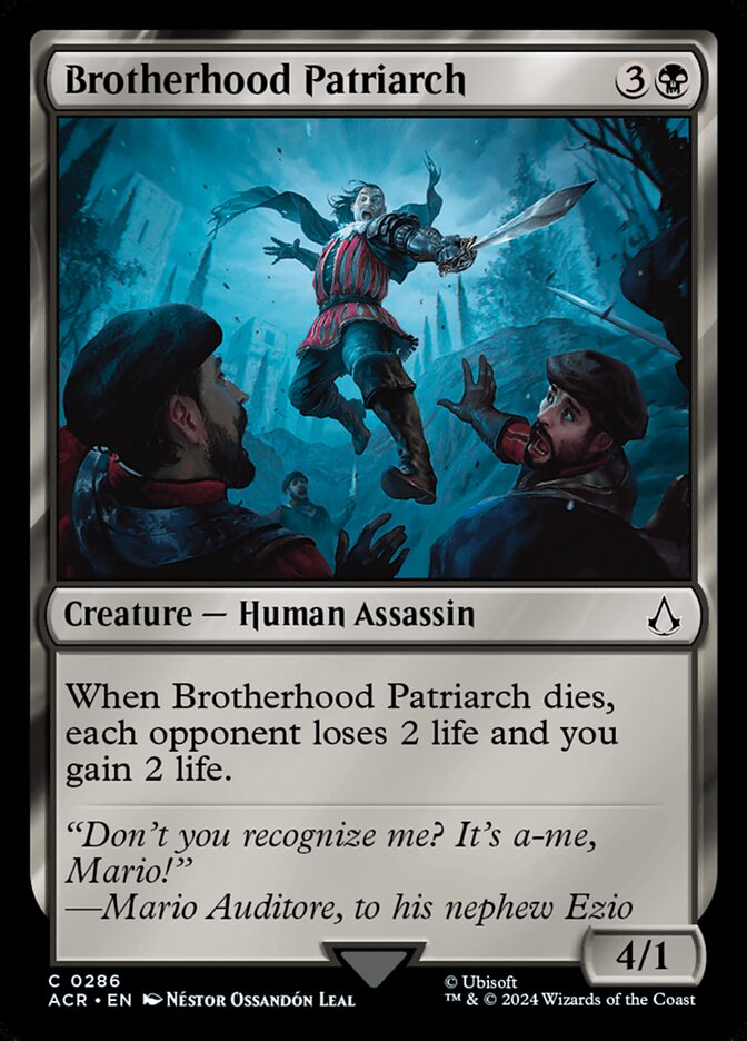 Brotherhood Patriarch #286 - Assassin's Creed (ACR)