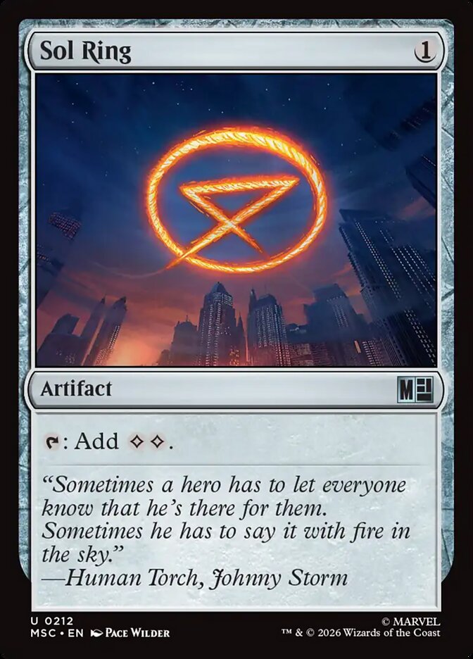 Sol Ring - Marvel Super Heroes Commander (MSC)