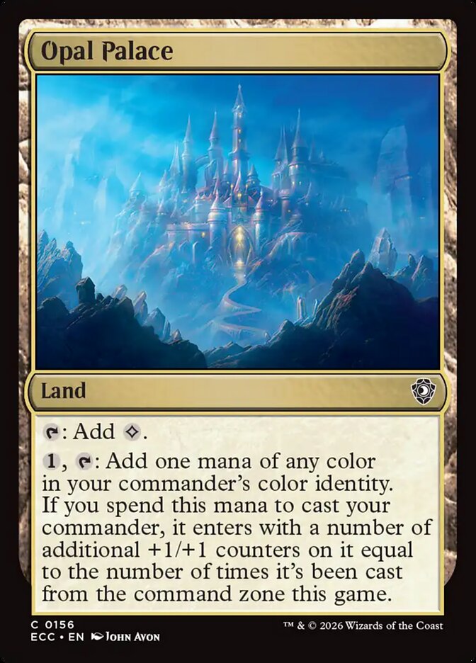 Opal Palace #156 - Lorwyn Eclipsed Commander (ECC)