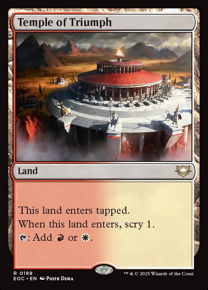 Temple of Triumph #188 - Edge of Eternities Commander (EOC)