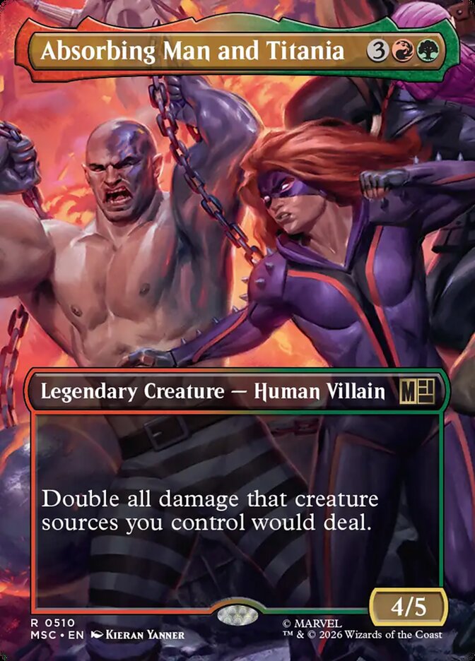 Absorbing Man and Titania - Marvel Super Heroes Commander (MSC)
