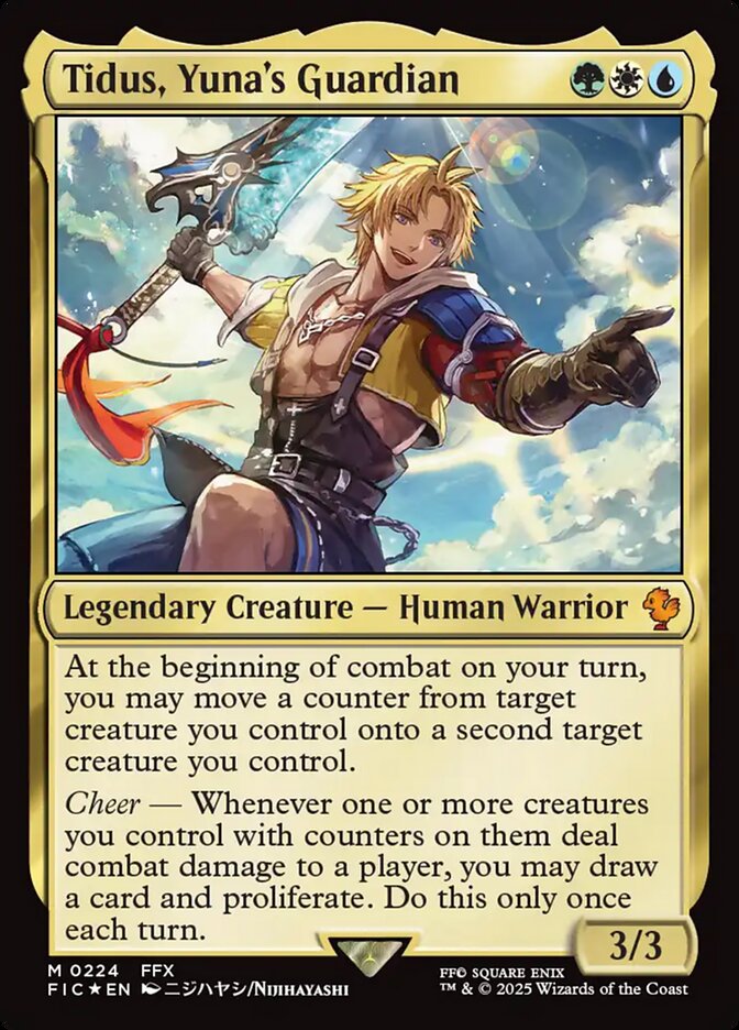Tidus, Yuna's Guardian #224 - Final Fantasy Commander (FIC)