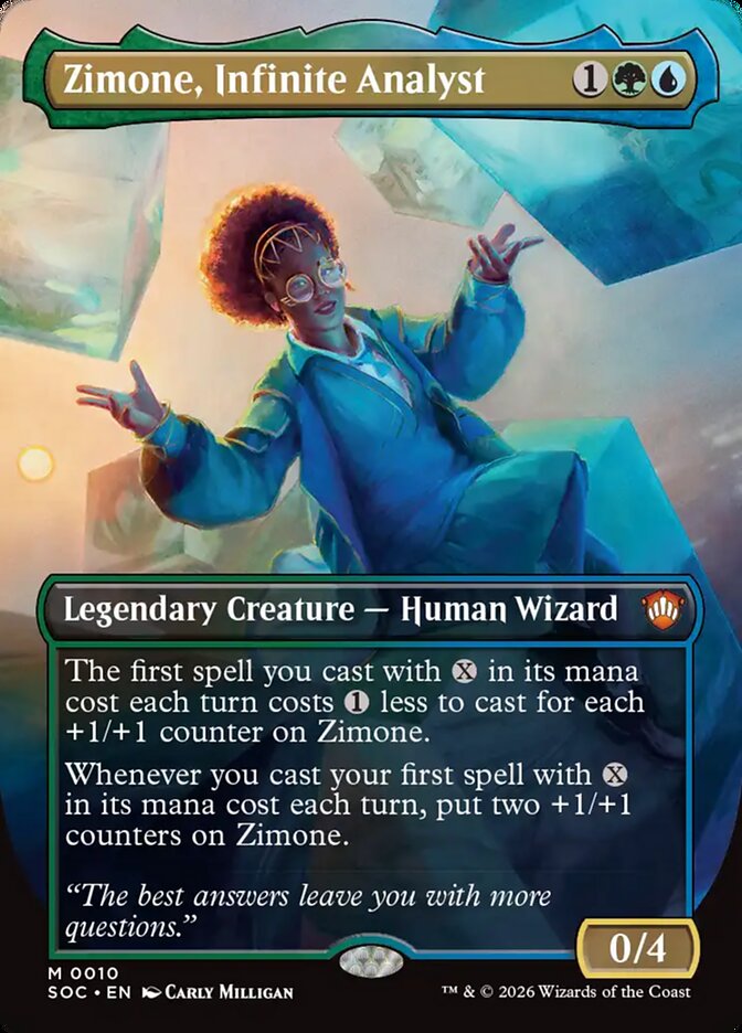 Zimone, Infinite Analyst #10 - Secrets of Strixhaven Commander (SOC)