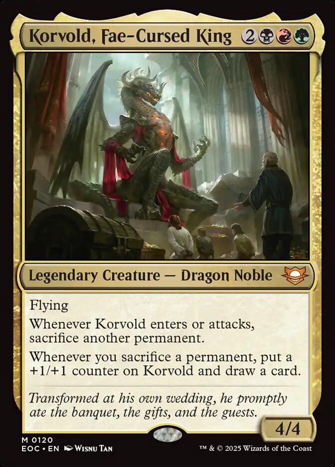 Korvold, Fae-Cursed King - Edge of Eternities Commander (EOC)