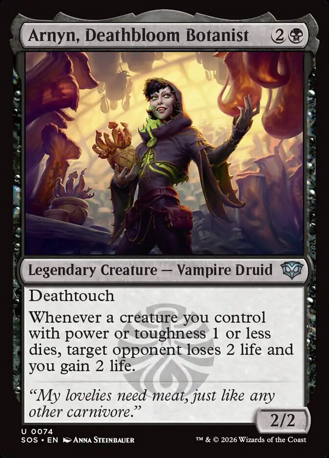 Arnyn, Deathbloom Botanist - Secrets of Strixhaven (SOS)