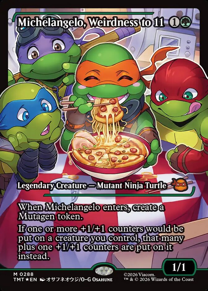 Michelangelo, Weirdness to 11 - Teenage Mutant Ninja Turtles (TMT)