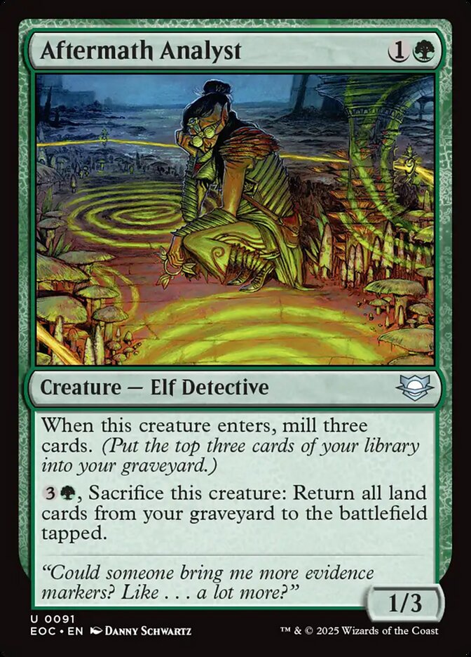 Aftermath Analyst - Edge of Eternities Commander (EOC)