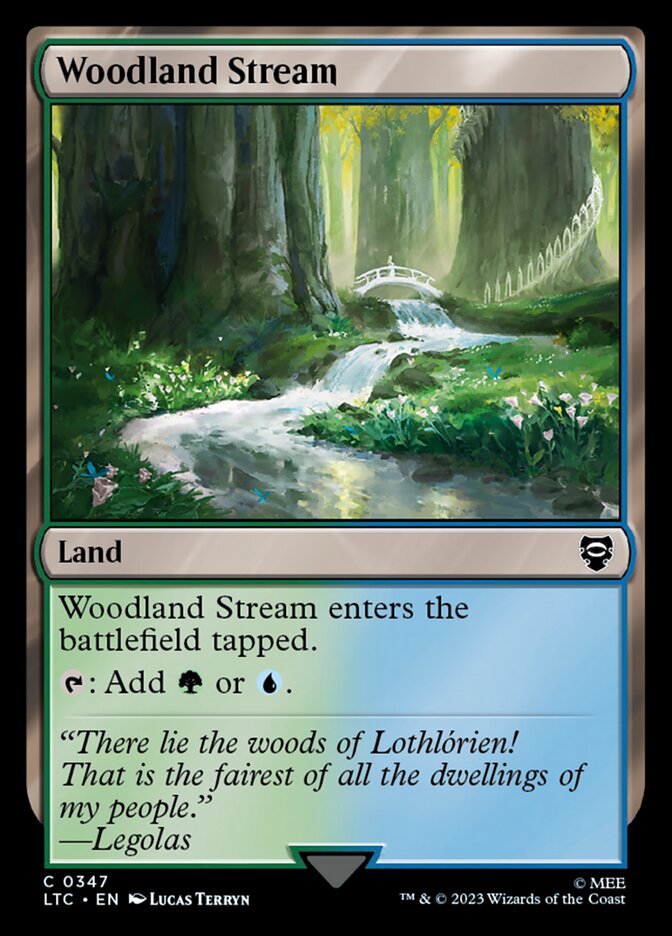 Woodland Stream #347 - Tales of Middle-earth Commander (LTC)