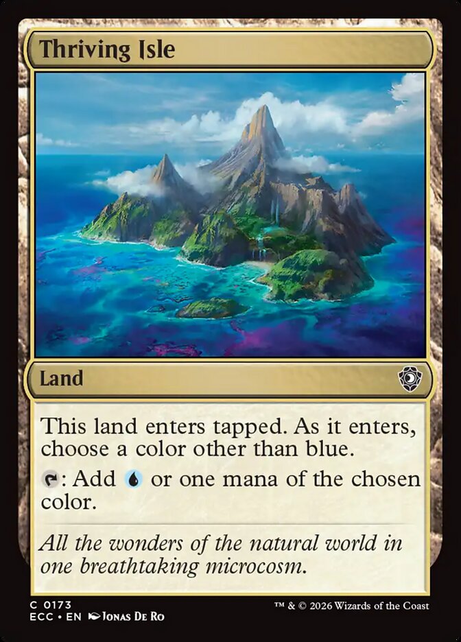 Thriving Isle #173 - Lorwyn Eclipsed Commander (ECC)