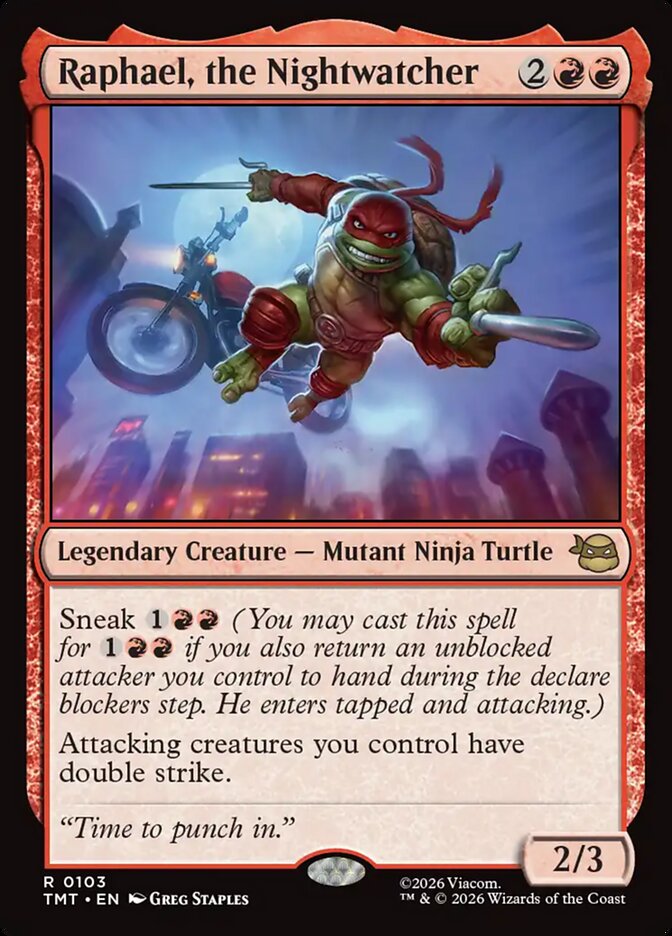 Raphael, the Nightwatcher - Teenage Mutant Ninja Turtles (TMT)