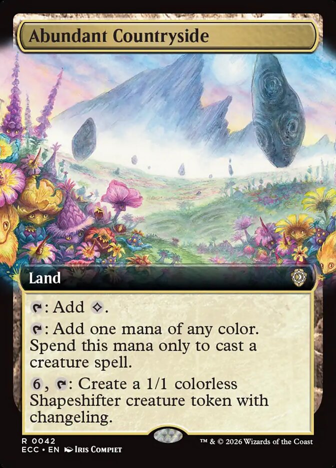Abundant Countryside #42 - Lorwyn Eclipsed Commander (ECC)