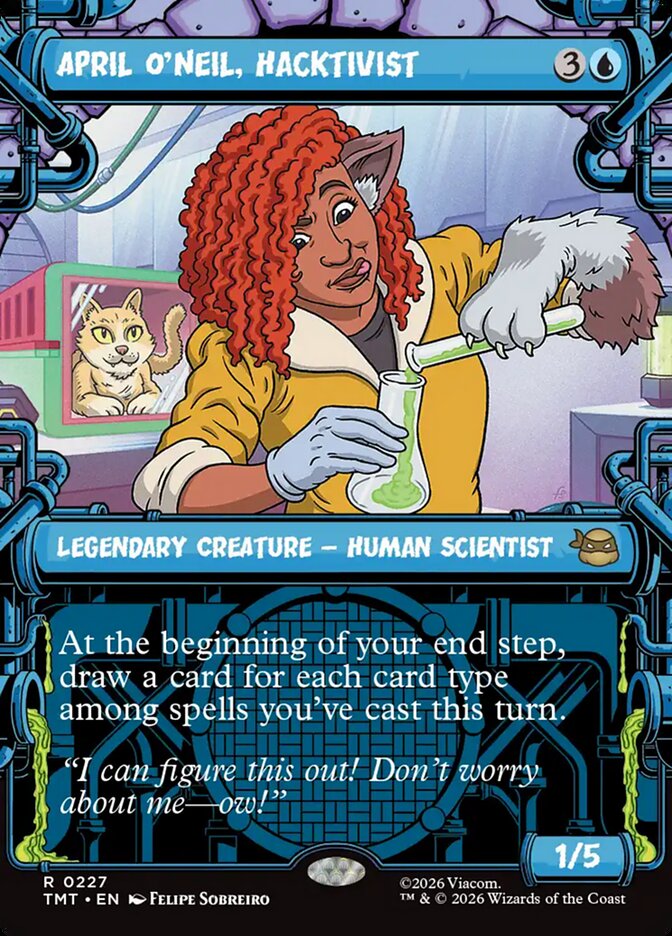 April O'Neil, Hacktivist #227 - Teenage Mutant Ninja Turtles (TMT)