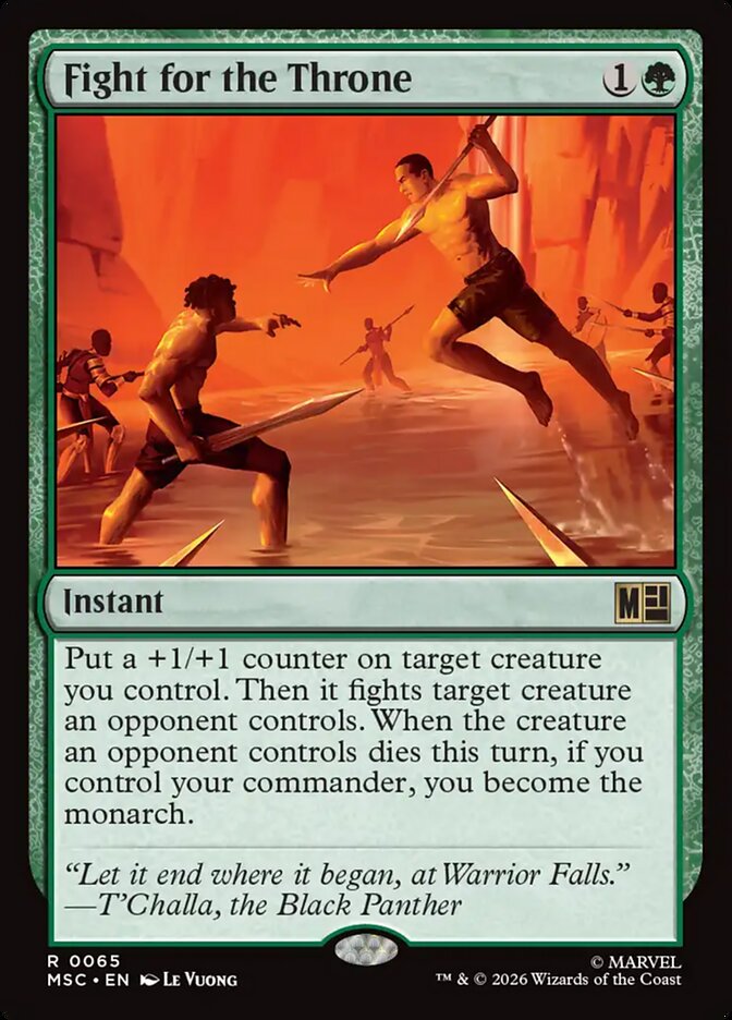 Fight for the Throne - Marvel Super Heroes Commander (MSC)
