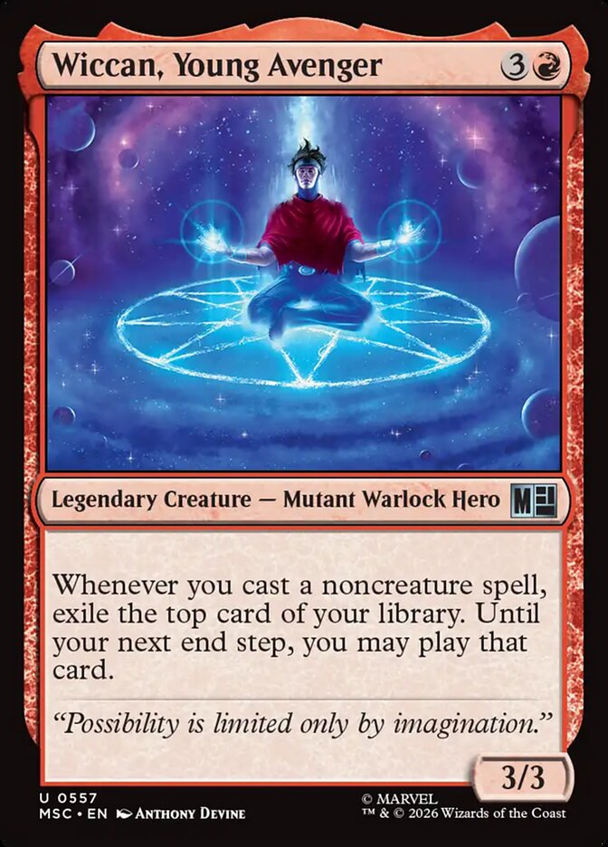 Wiccan, Young Avenger - Marvel Super Heroes Commander (MSC)